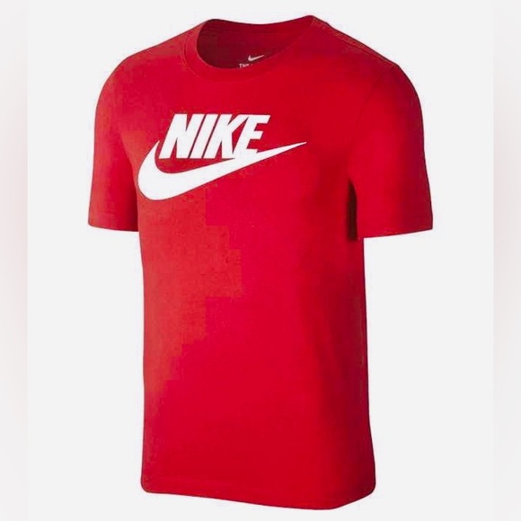 Nike - Red Short Sleeve Logo T-Shirt (M) - Picture 1 of 4